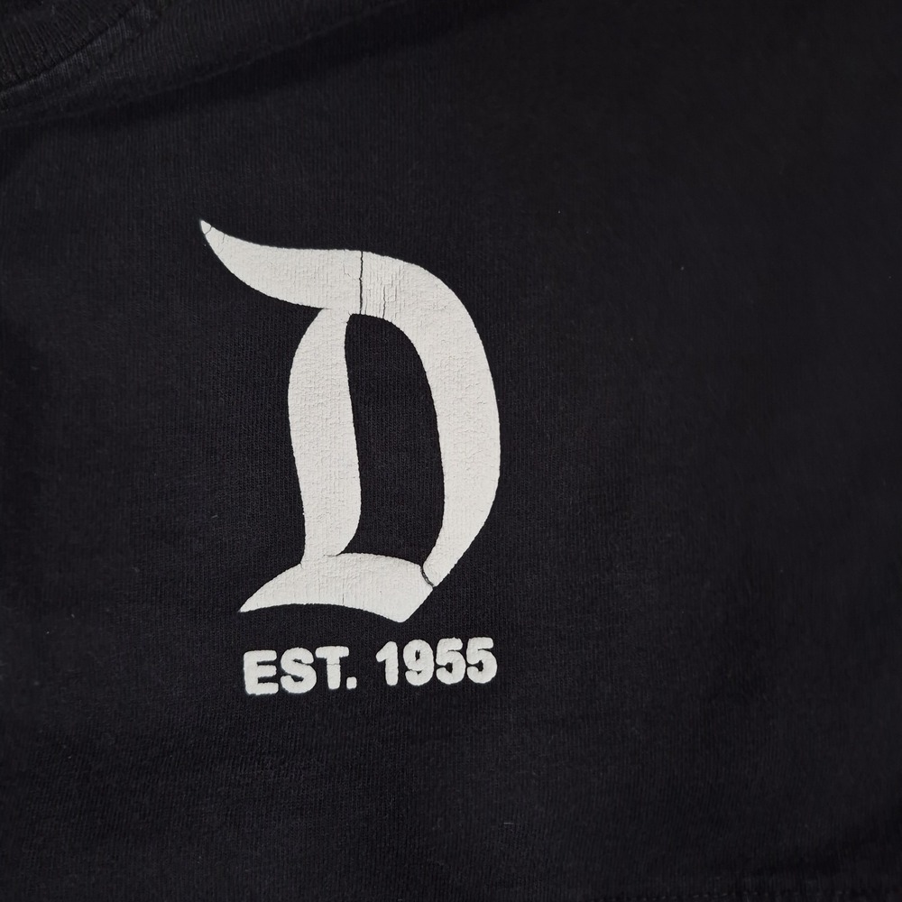 Disney Shirt XS Black Spirit Jersey Disneyland Resort Spell Out Big Logo Park - Picture 7 of 8